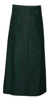 Barschürze 100 cm - 3 tlg - schwarz